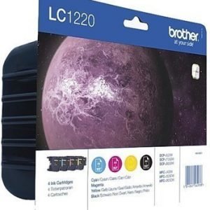 Brother LC1220VALBPDR Inkjet Värikasetti 4 Kpl Syaani Magenta Keltainen Musta