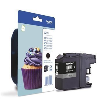 Brother LC123BK Inkjet Cartridge DCP-J 132 W MFC-J 4410 DW Black