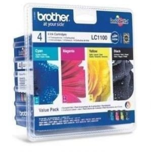 Brother MFC-5890 CN Inkjet Cartridge LC1100HYVALBPDR Black Cyan Magenta Yellow