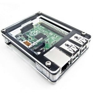 C4 Labs Zebra Case For Raspberry Pi 2/b+ Black Ice