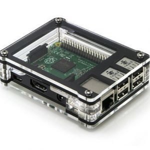 C4 Labs Zebra Case For Raspberry Pi 2/b+ Bold Black Ice