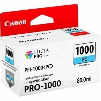 CANON Mustepatruuna vaalea cyan 80 ml