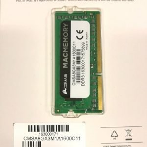 CORSAIR DDR3 1600MHz 8GB 1x204 SODIMM Apple Qualified
