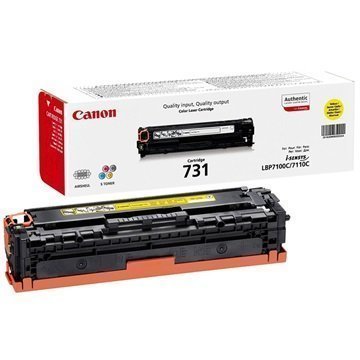 Canon 731 Toner i-SENSYS LBP7100Cn i-SENSYS MF8230Cn Keltainen