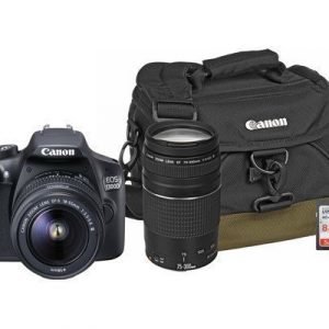 Canon Canon Eos 1300d 18-55 + 75-300 Dc + Acc Kit