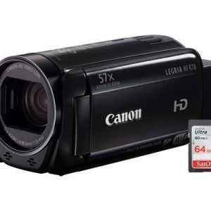 Canon Legria Hf R78 + Wa-h43 + 64gb Sd Musta