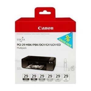 Canon Pgi-29 Mbk/pbk/dgy/gy/lgy/co Multipack