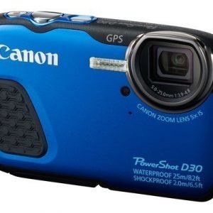 Canon Powershot D30 Sininen Musta