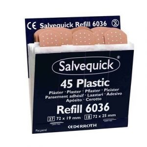 Cederroth Salvequick Plastplåster 6 Refill/ask (6036)