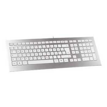Cherry STRAIT Corded Keyboard Silver