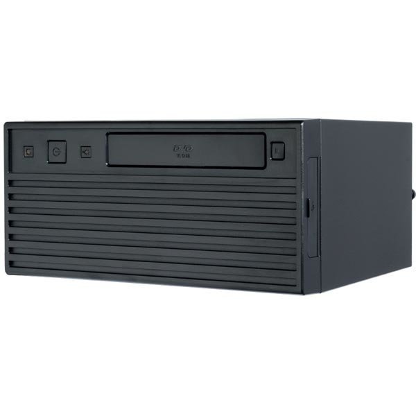 Chieftec UNI Mini-ITX jossa 180W virtalähde 1x5 25 1x3 5" musta"