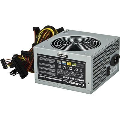 Chieftec iARENA virtalähde 500W ATX12V ver 2.3 akt PFC 120mm PCI-E