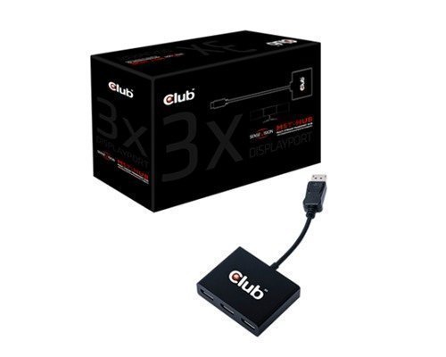 Club 3d Multi Stream Transport (mst) Hub Displayport 1-3