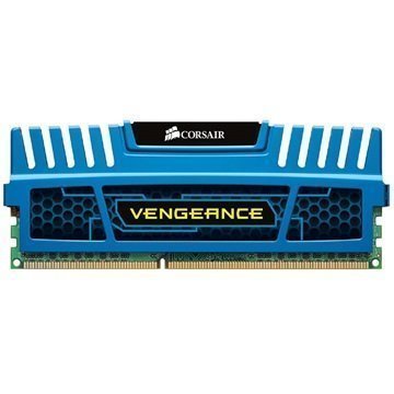 Corsair CMZ8GX3M1A1600C10B Vengeance DDR3 RAM Muisti 8Gt Sininen