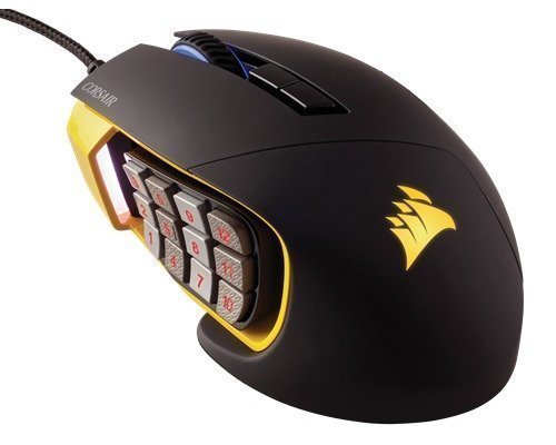 Corsair Gaming Scimitar Pro Rgb Optinen Musta Keltainen