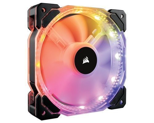 Corsair Hd120 Rgb Led Static Pressure Fan With Controller 120 Mm