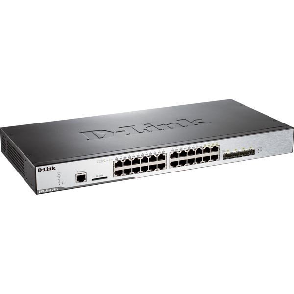 D-Link 20-porttia 10/100/1000 Base-T port Unified Switch