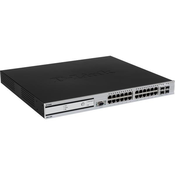 D-Link 24-port 1000BaseT L2+ Wireless PoE Managed Switch