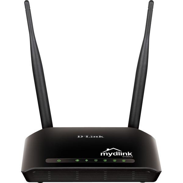 D-Link Cloud Router N300 langaton laajakaistareititin 4xLAN musta