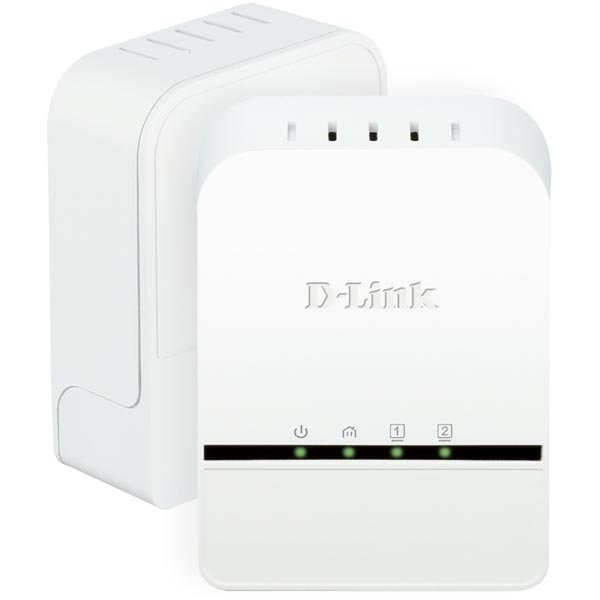 D-Link Powerline Homeplug AV 500 2-Port Mini Adapter Starter Kit QoS