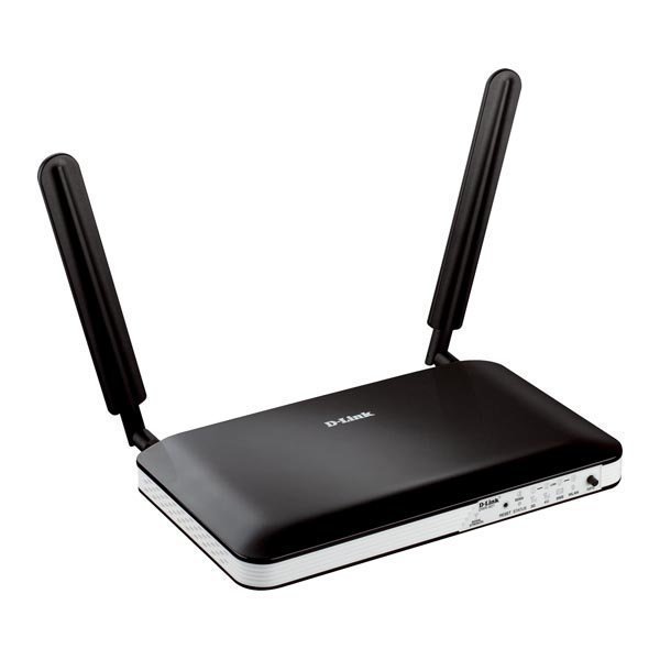 D-Link langaton 4G LTE/3G Dual Band router jossa 4-portin kytkin