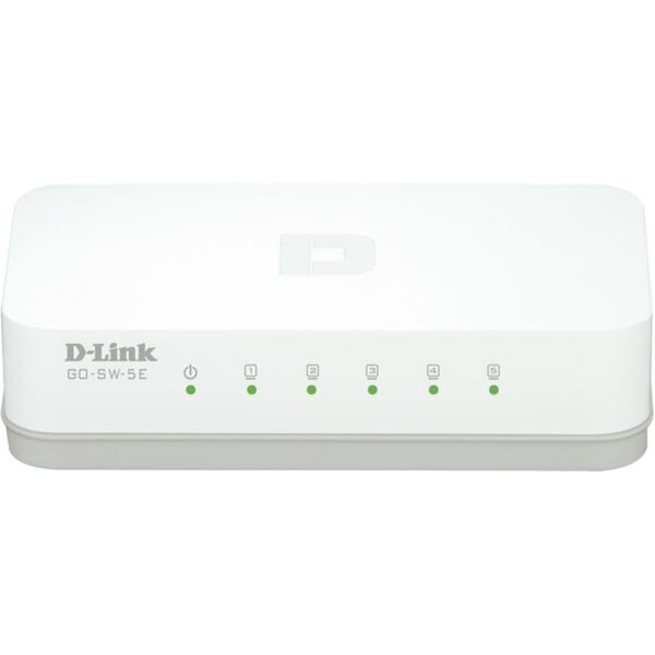 D-link 5-Port Gigabit Easy Desktop Switch 5-port 10/100Mbps valkoinen
