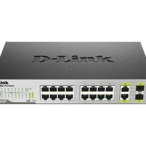 D-link Des 1018p 18-port Fast Ethernet Poe Switch With 2 Gigabit Uplink Ports
