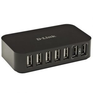 D-link Dub H7 9 Pin Usb Type A Naaras 9 Pin Usb Type B Naaras Musta 0m