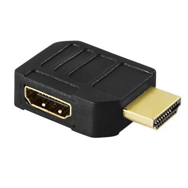 DELTACO DELTACO HDMI-adapteri 19-pin uros-naaras kulma