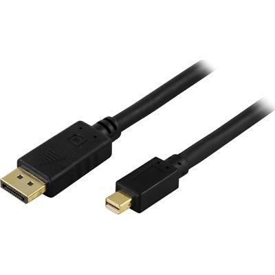 DELTACO DisplayPortMini DisplayPort monitorikaapeli 20-pin u-u 1m