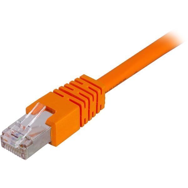 DELTACO F/UTP Cat6 laitekaapeli 20m oranssi