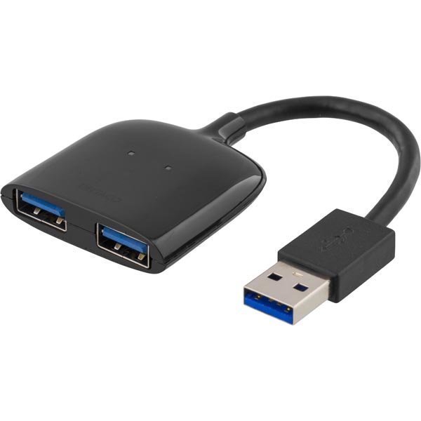 DELTACO PRIME USB 3.0 hubi 2xTyyppi A porttia mu