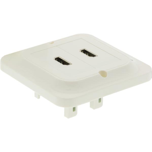 DELTACO Pistoke 2xHDMI-liittimet 19-pin na-na va