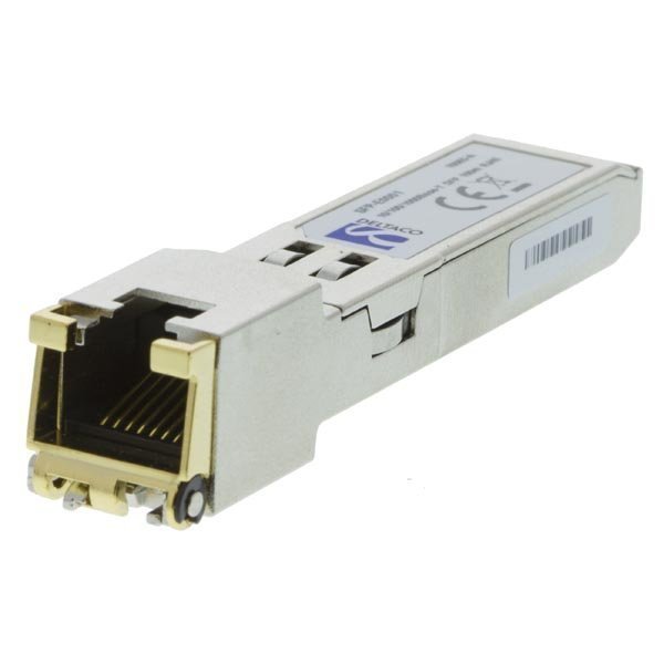 DELTACO SFP 1000Base-T RJ45 Cat5 100m