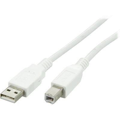 DELTACO USB 2.0 kaapeli A u - u B u 2m valk