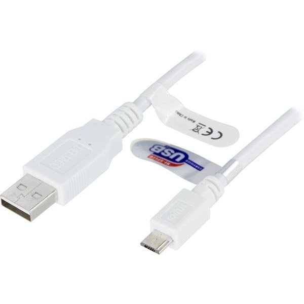 DELTACO USB 2.0 kaapeli Tyyppi A ur - Tyyppi Micro B ur 1m