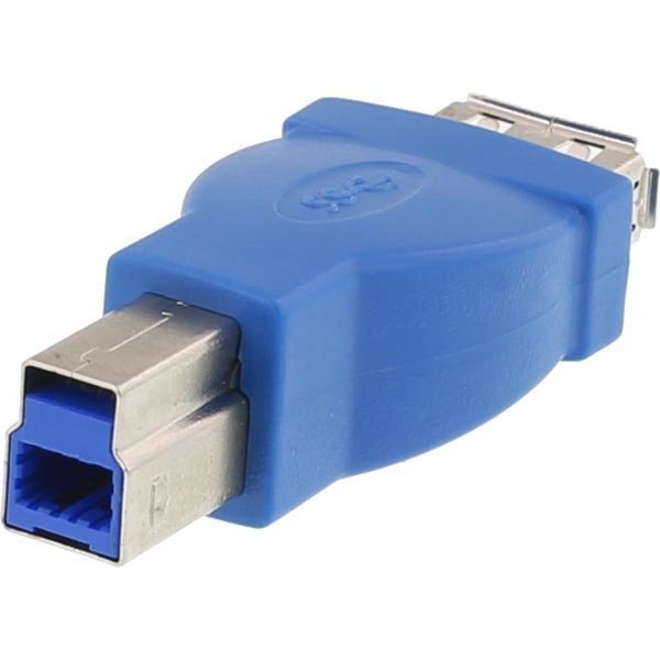 DELTACO USB 3.0 sovitin B ur -A na sininen