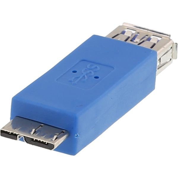DELTACO USB 3.0 sovitin Micro B ur - A na sin