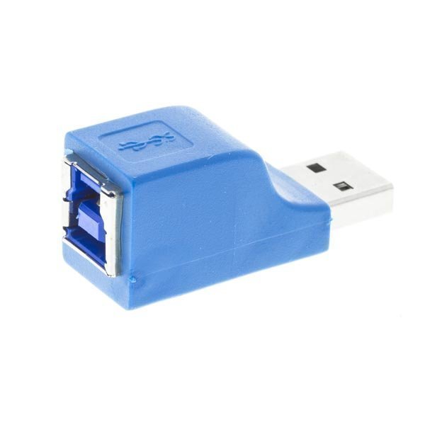 DELTACO USB 3.0 sovitin Tyyppi A ur - Tyyppi B na sin