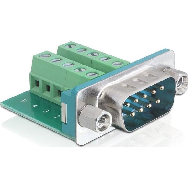 DeLOCK D-sub Terminal block sovitin DB9 uros