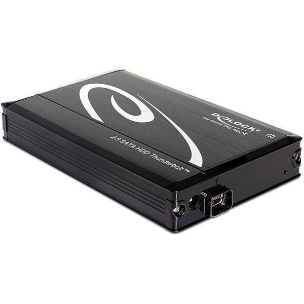 DeLOCK tallennuskotelo Thunderbolt liitin1x2 5 SATA/SSD-levylle m"