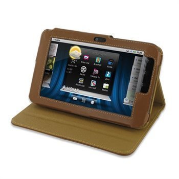 Dell Streak 7 PDair Leather Case Ruskea