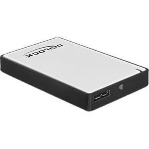 Delock 1.8 External Enclosure Micro Sata Hdd / Ssd > Usb 3.0 1.8 Usb 3.0 Musta Hopea