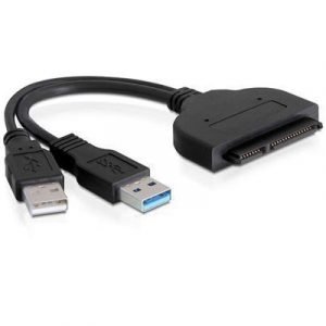 Delock Converter Sata 22 Pin > Usb 3.0-a Male + Usb 2.0-a Male