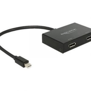 Delock Displayport 1.2 Splitter 1 X Mini Displayport In > 2 X Displayport Out 4k