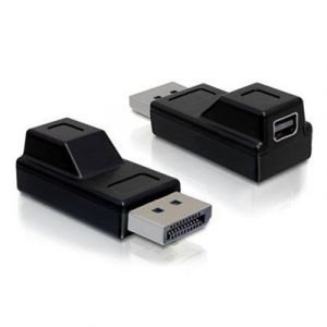 Delock Displayport-sovitin 20-nastan Näyttöporttiliitin Uros Mini Displayport Naaras