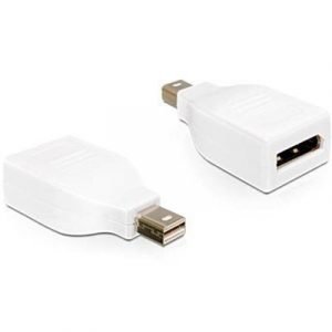 Delock Displayport-sovitin Mini Displayport Uros 20-nastan Näyttöporttiliitin Naaras