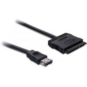 Delock Power Over Esata -kaapeli 11 Pin Usb/esata 22 Nastan Serial Ata Musta 0.5m