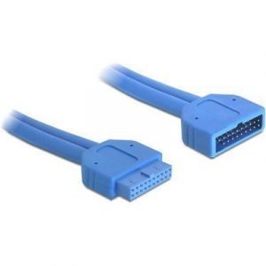 Delock Usb 3.0 Pin Header 19 Pin Usb 3.0 Pin Header Uros 19 Pin Usb 3.0 Pin Header Naaras Sininen Usb 3.0 0.45m