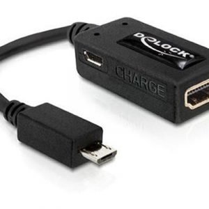 Delock Video / Audio Adapteri 5 Pin Micro-usb Type B Uros 19-nastainen Hdmi Tyyppi A 5 Pin Micro-usb Type B Naaras